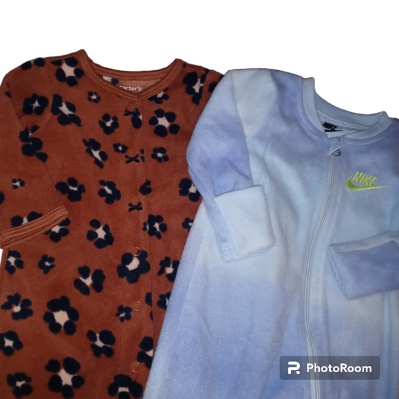 👣A3 (3) 3M Onesies NWOT Carter's NWOT Nike & Worn Once Snugabye - Picture 2 of 5